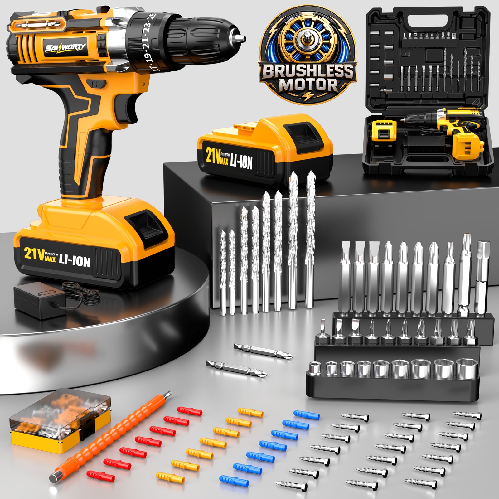 New rechargeable impact drill, suitable for home maintenance