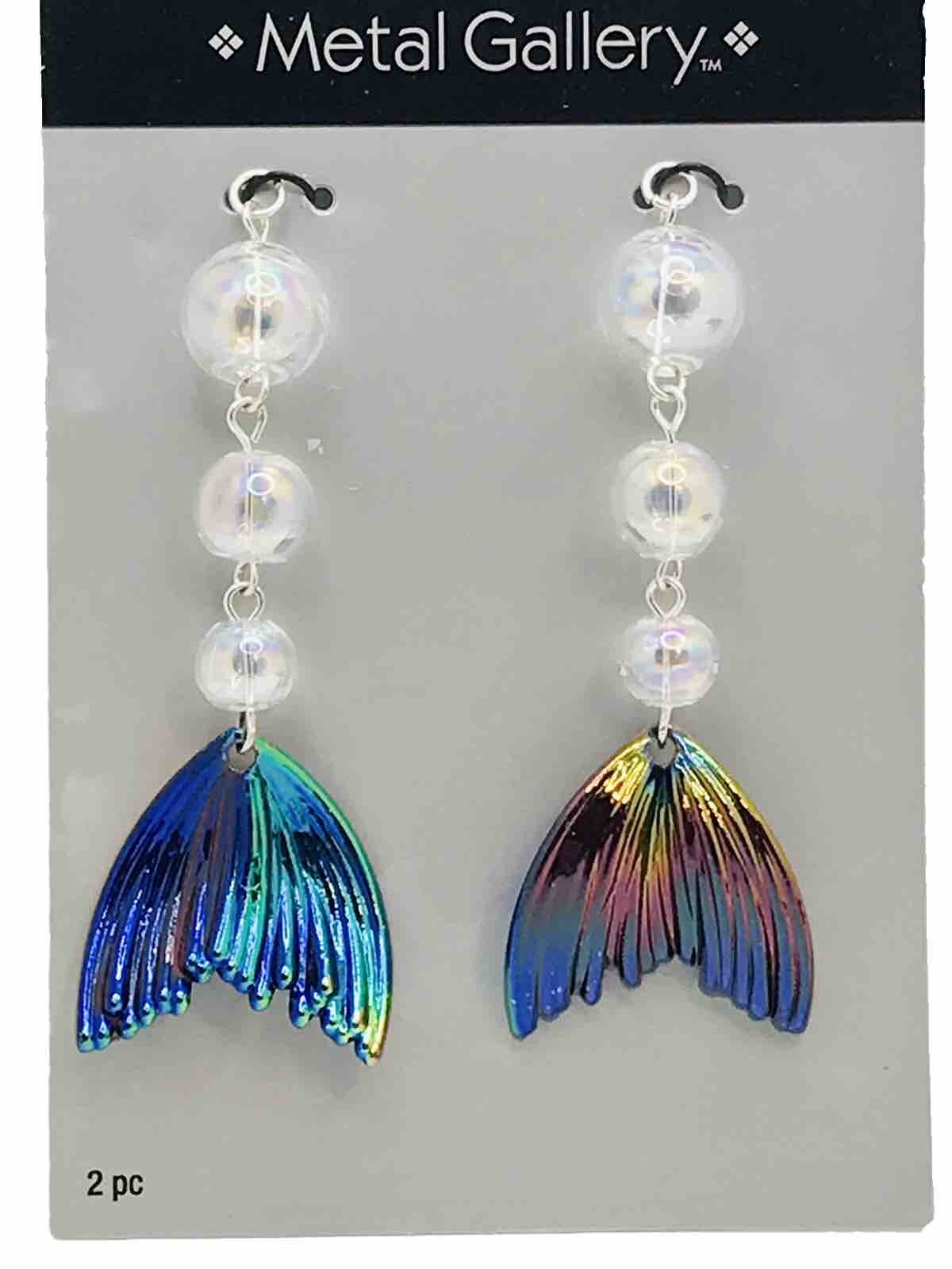 Metal Gallery Iridescence Mermaid Earring Findings