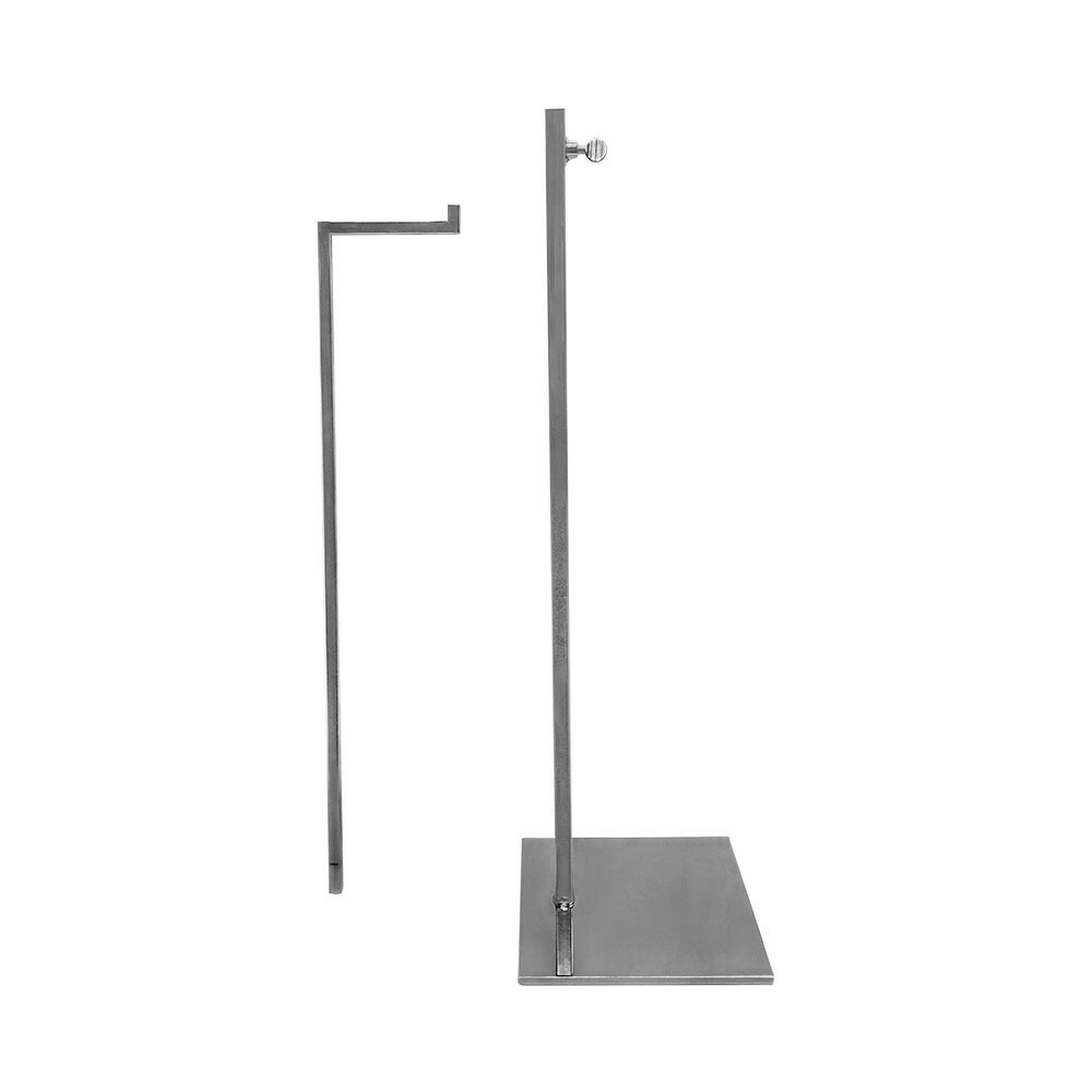 Adjustable Single Hook Scarves Purse Handbag Display Stand Retail Store-Chrome