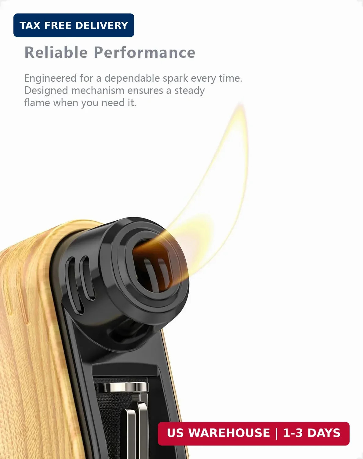 Pipe Lighter, Pipe Lighter for Smoking Tobacco, Butane Refillable