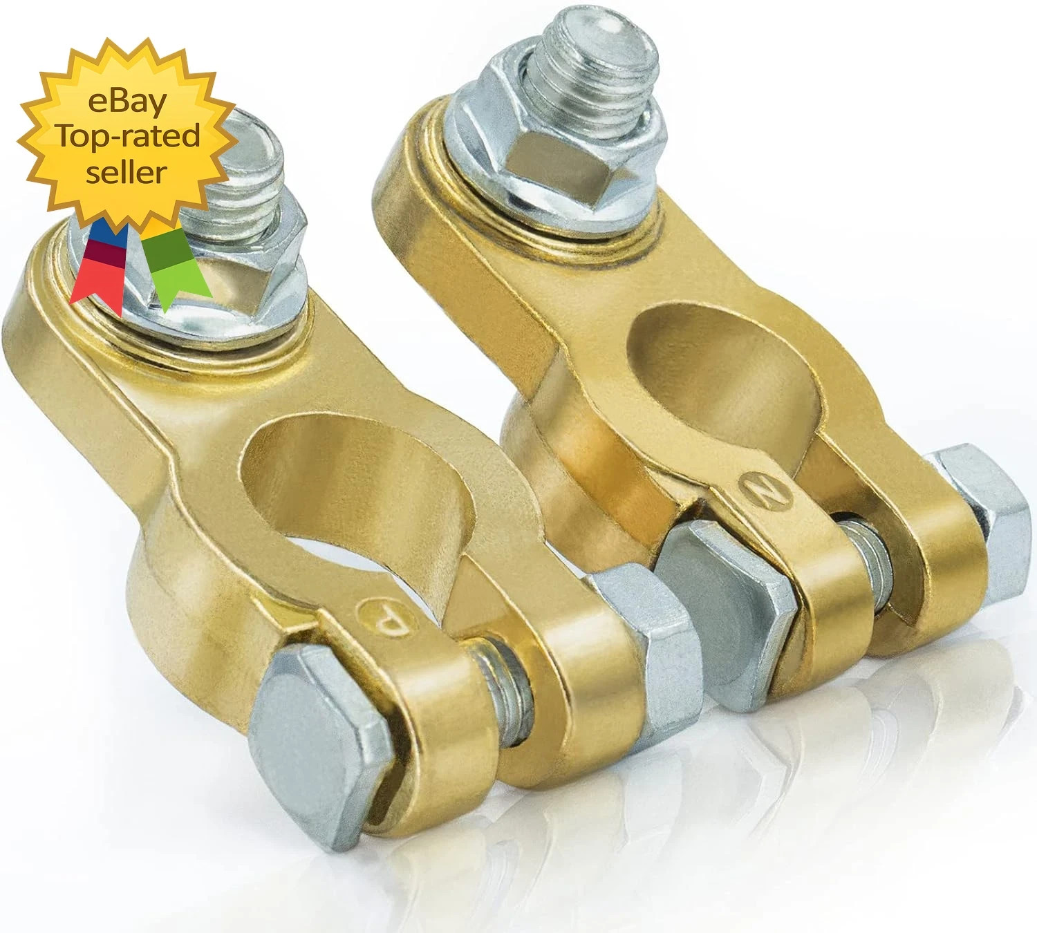 1 Pair Battery Terminal Connector Heavy Duty Cable End Connector Compatible