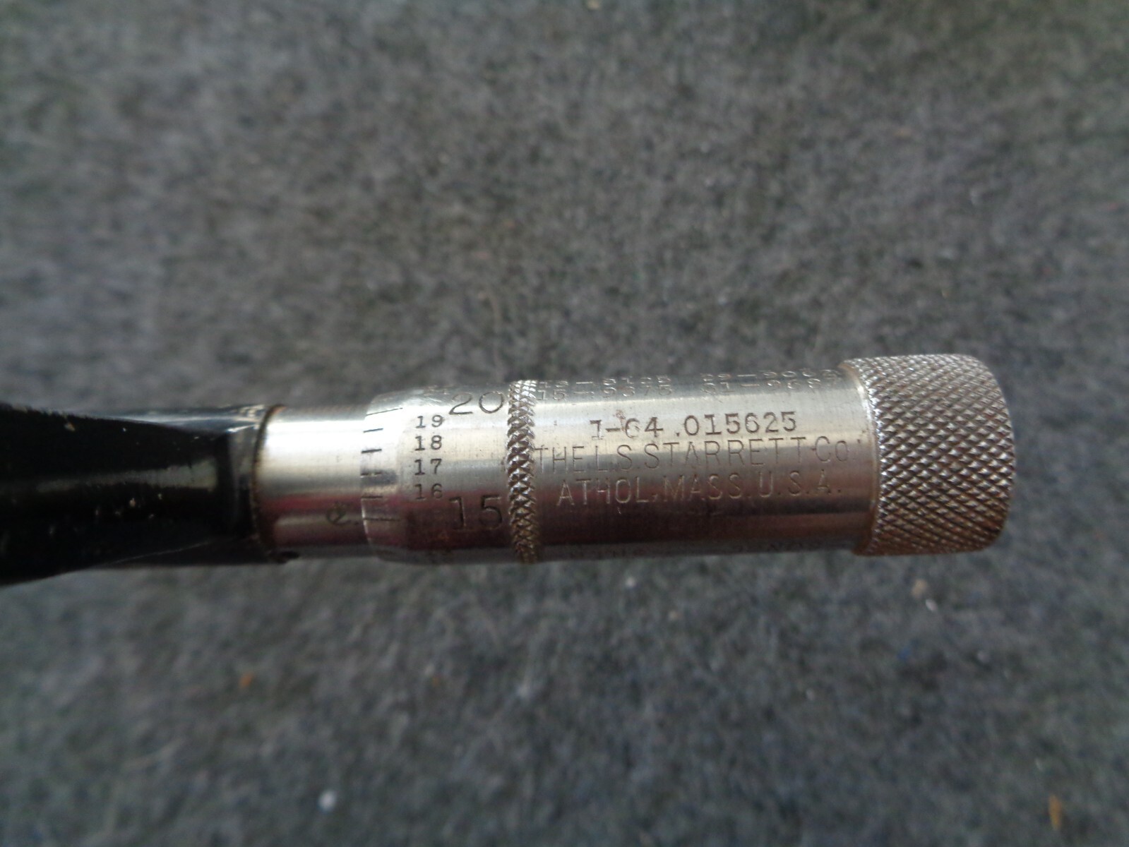 2 - Vintage L.S. Starrett Outside Micrometers