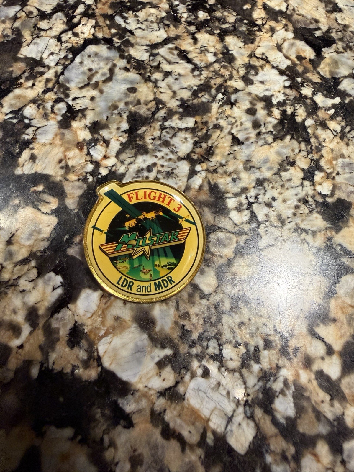 PIN vintage MILSTAR Flight -3 SATELLITE 'LDR and MDR' from 1999