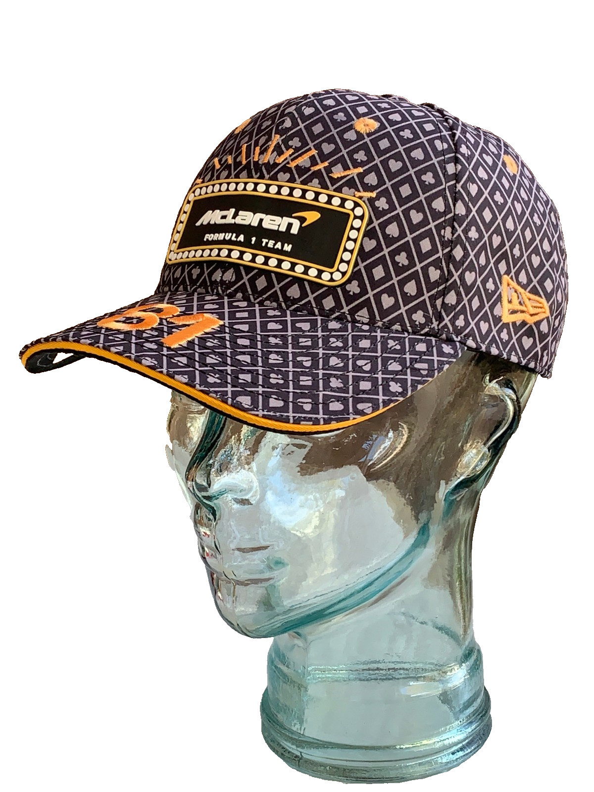 2025 Las Vegas Grand Prix Black McLaren F1 Racing Piastri 81 Cap; Factory 2nd