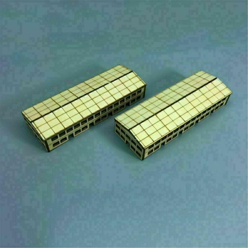 1/350 Factory Building Shipyard Dock Scene Wooden Assembly CY811 DIY Model Kits