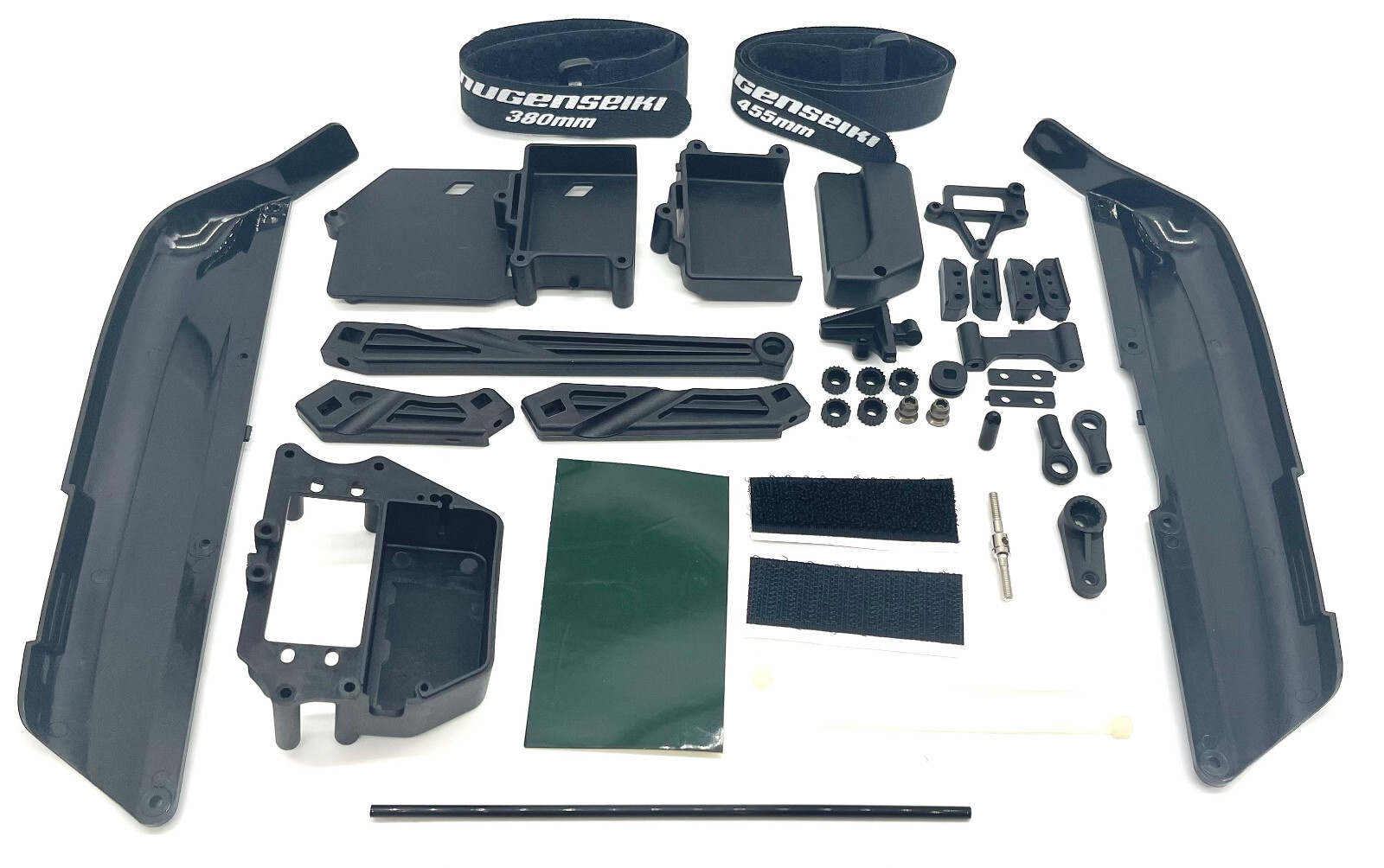 MBX8R Eco PLASTIC SET (side stone mud guards tension rod radio box tray E2028
