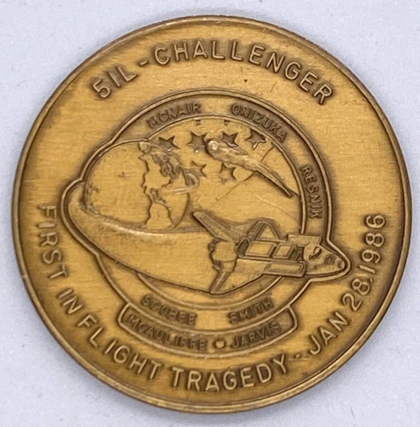 5IL Challenger First In Flight Tragedy Reaching For The Stars Token