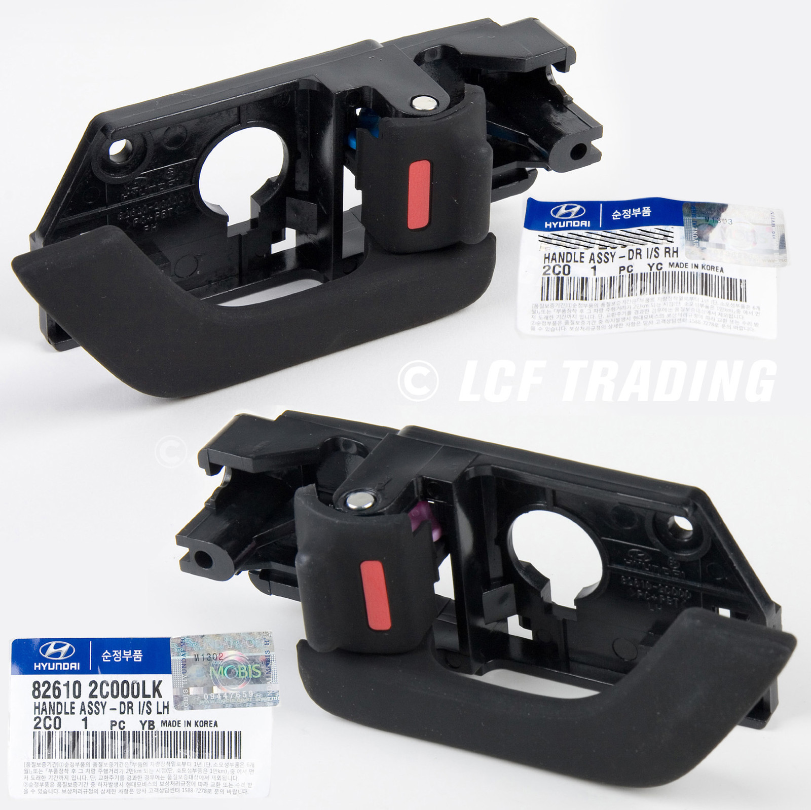 New Hyundai Door Handle Set (L&R) for 2003-08 Tiburon 2620-2C000LK+