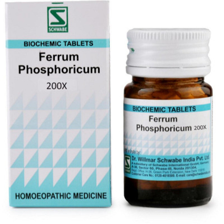Willmar Schwabe India Ferrum Phosphoricum 200X (20g) Long Expiry