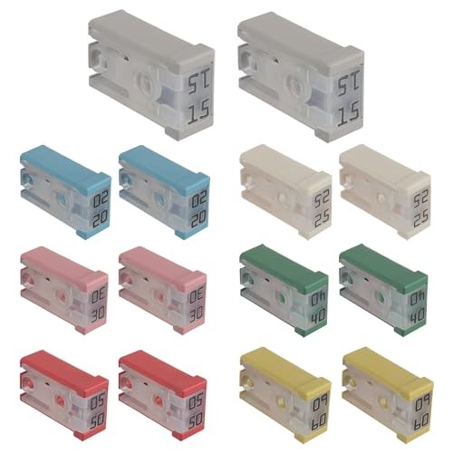 15A 20A 25A 30A 40A 50A 60A 32V Mini Slotted Automotive 15 20 25 30 40 50 60A