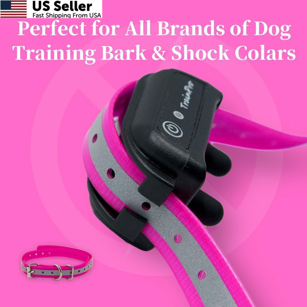 TrainPro Universal 27 ½” X ¾” Replacement Band Strap for Dog Pink Reflect