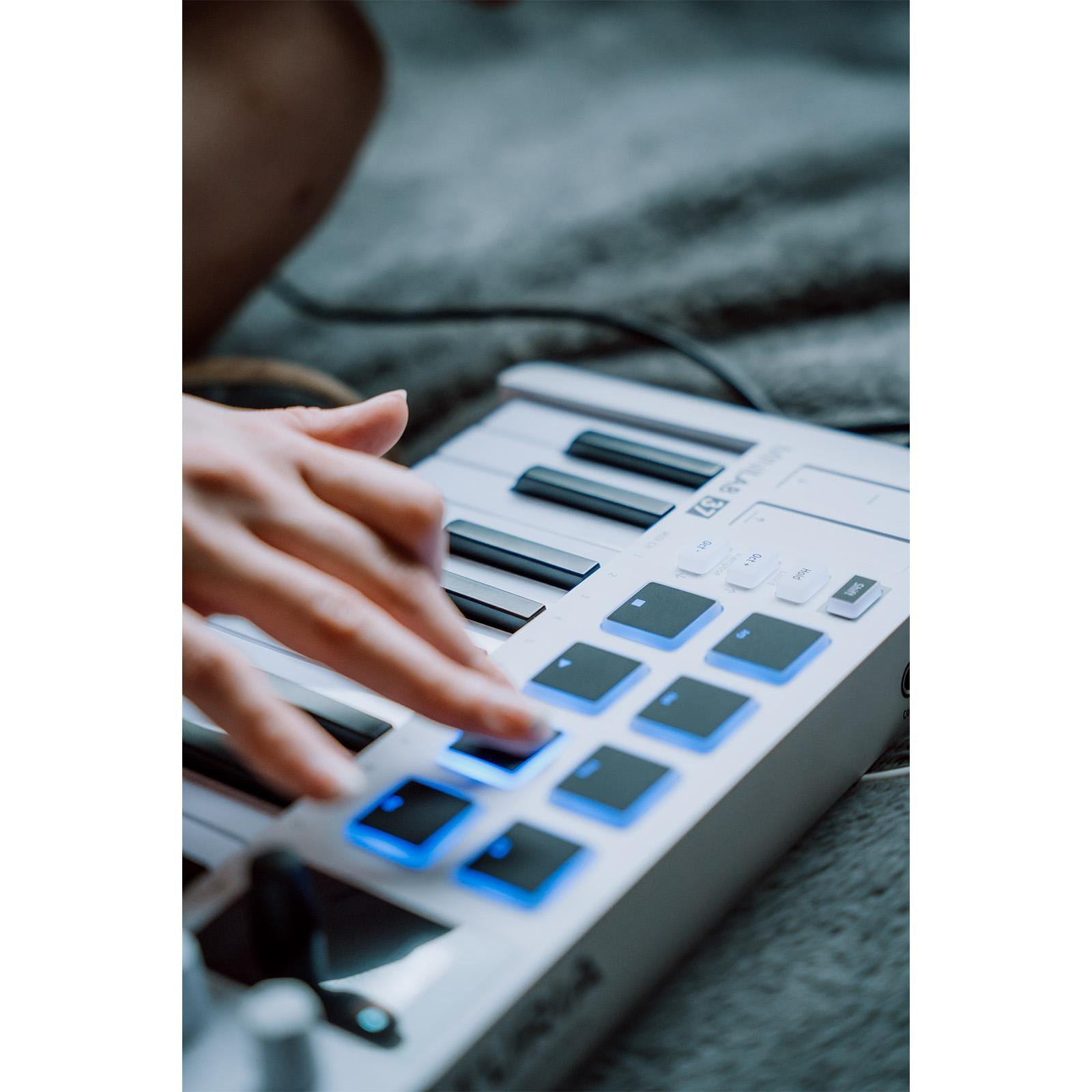 Arturia MiniLab 37 mk3 37-Key MIDI Keyboard Controller - White
