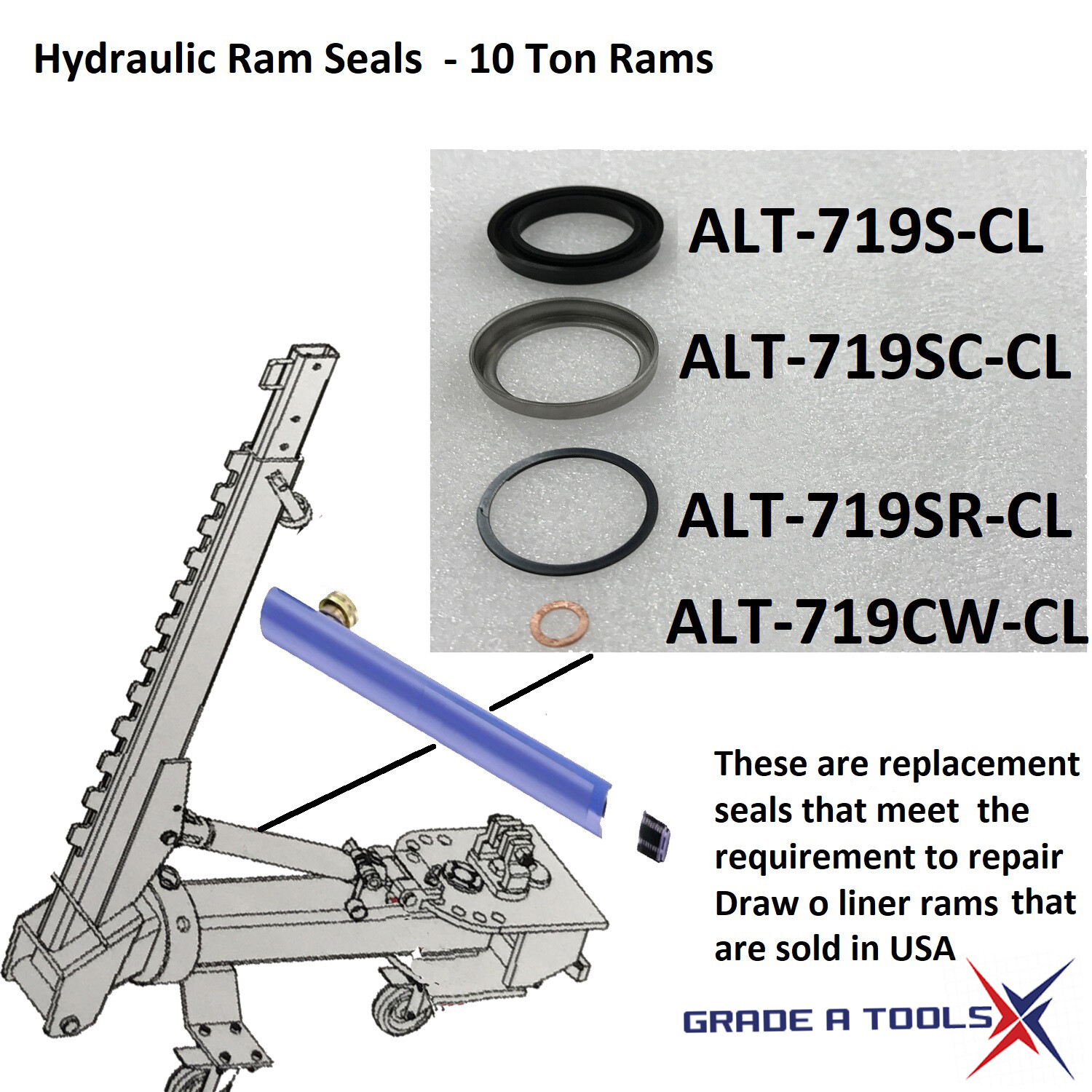 Seal Kit For 10 Ton Car o Liner Pulling Tower