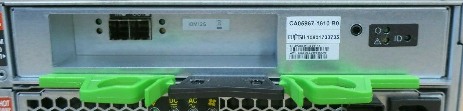 Fujitsu Eternus DX200 S3 Extension Shelf CS-VCES-DX23F 2x IOM 12G 24x 900GB HDD