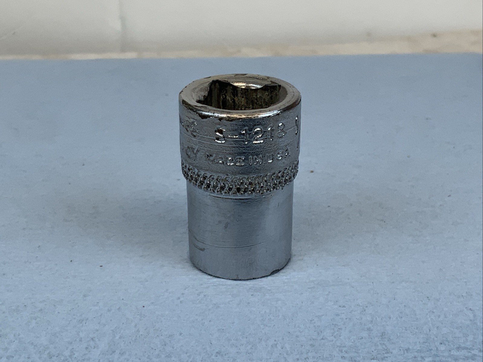 BILLINGS S-1218,   9/16in.  1/2 Drive 12pt SAE Socket, USA Made