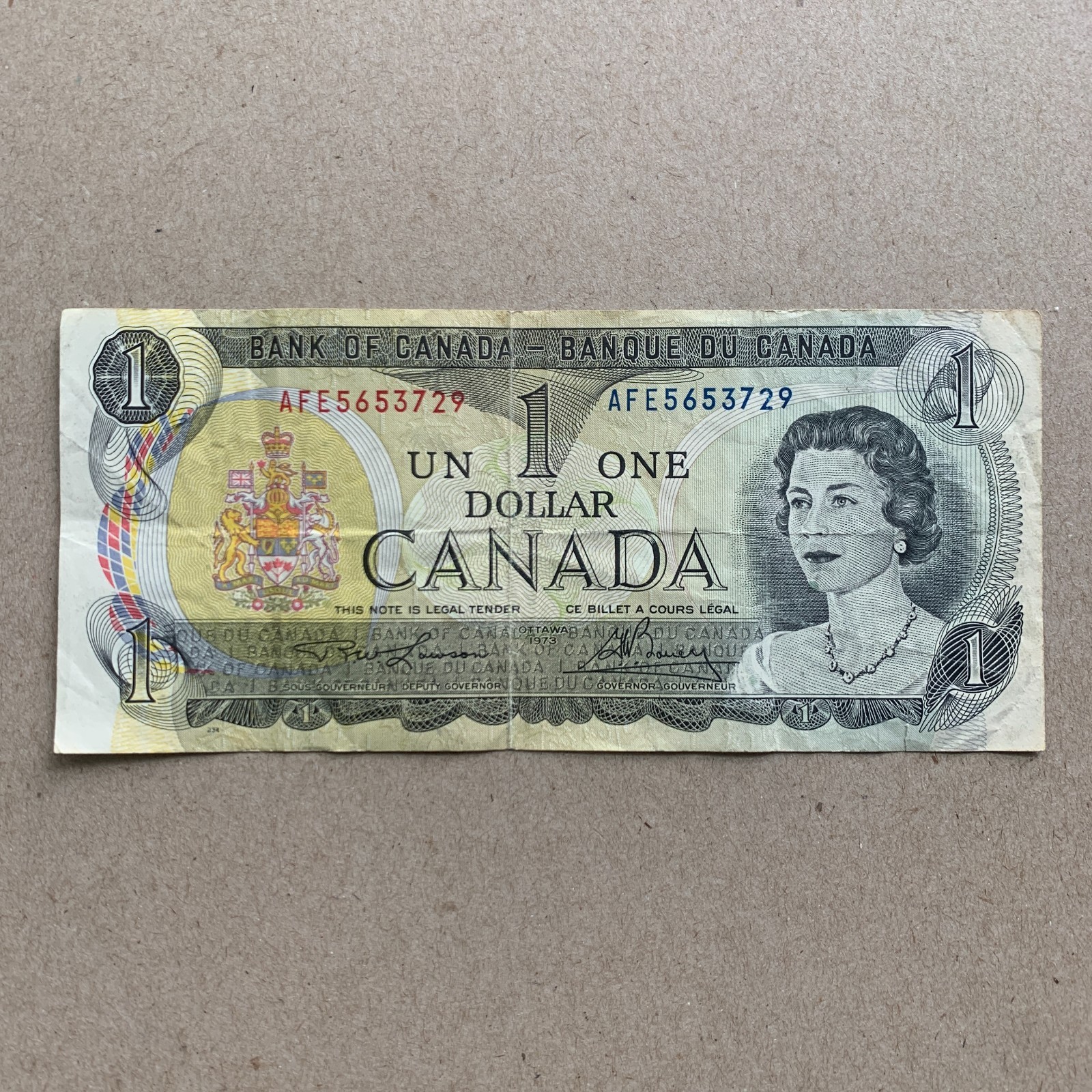 🇨🇦 1973 Canada $1 Dollar Bill Banknote Canadian 1 Dollar Currency Paper Money