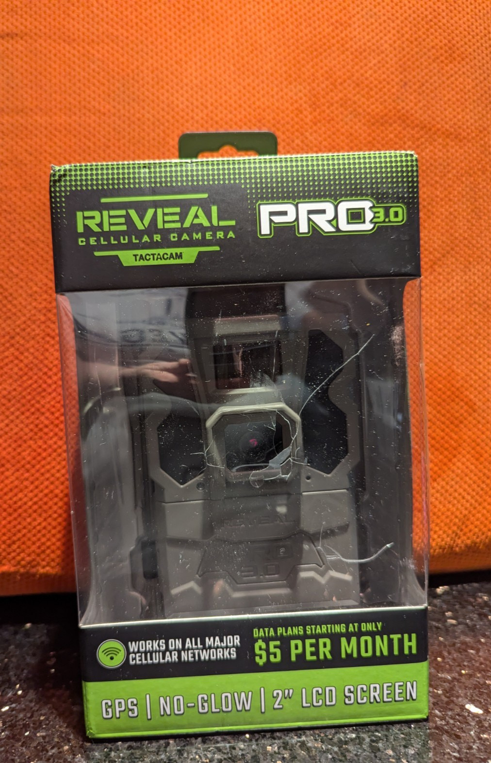 Tactacam Reveal X pro 3.0 Trail Camera - GrayRV-TC-XPRO3 box cosmetic damage
