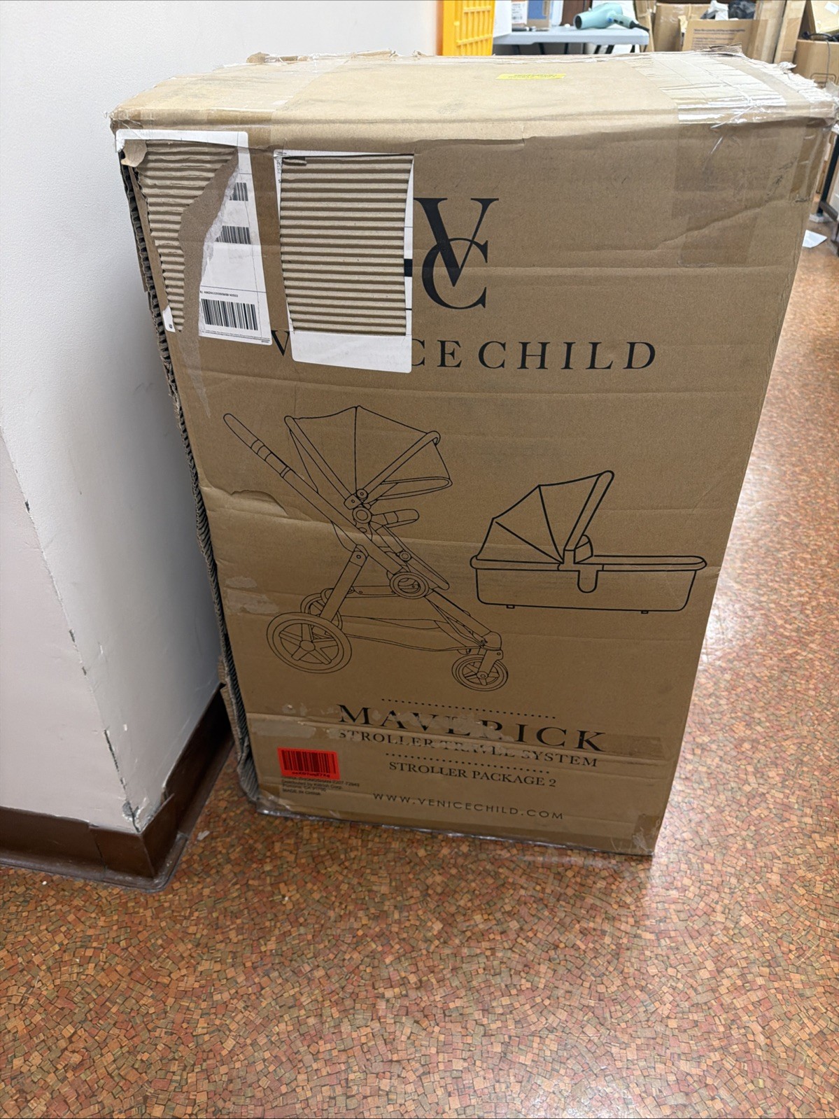 Venice Child Maverick Stroller & Bassinet New Complete Twilight