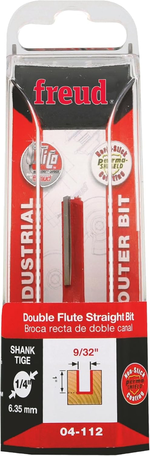 Double Flute Straight Bit with Tico Hi-Density Carbide for Maximum Performance -