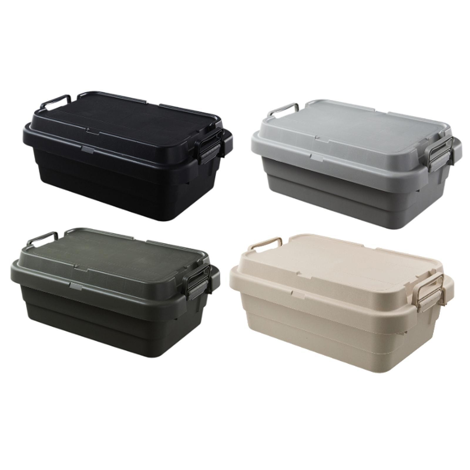 Trunk Cargo Box Low Storage Box Space Saving Stackable Multifunctional Trunk