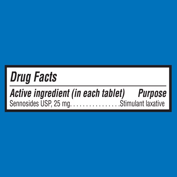 2 Pack - Equate Maximum Strength Laxative Sennosides Laxative 25mg 90ct - 08/26