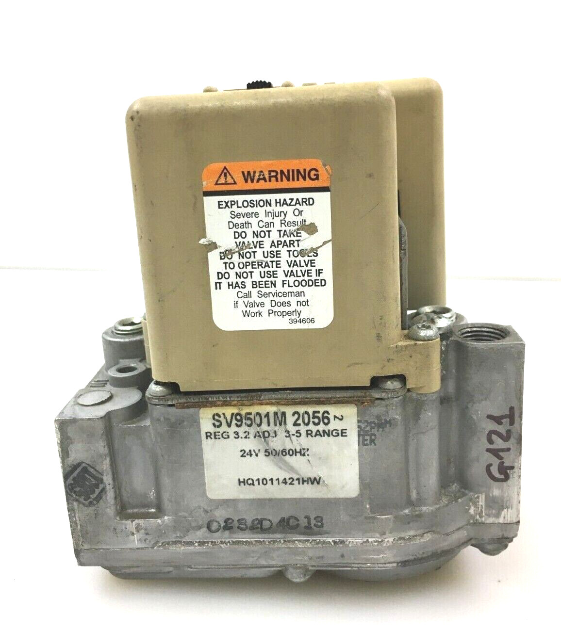 Honeywell SV9501M2056 Smart Natur. Gas Valve HQ1011421HW 24V 50/60Hz used  #G121