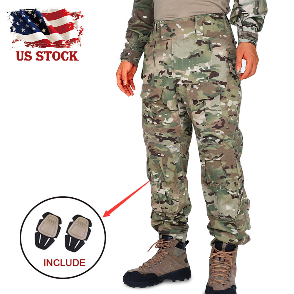 KRYDEX Gen3 Combat Trouser with Knee Pads Tactical Pants Clothing MC Camo