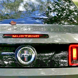 FORD MUSTANG THIRD BRAKE LIGHT OVERLAY VINYL DECAL 2010-2011-2012-2013-2014