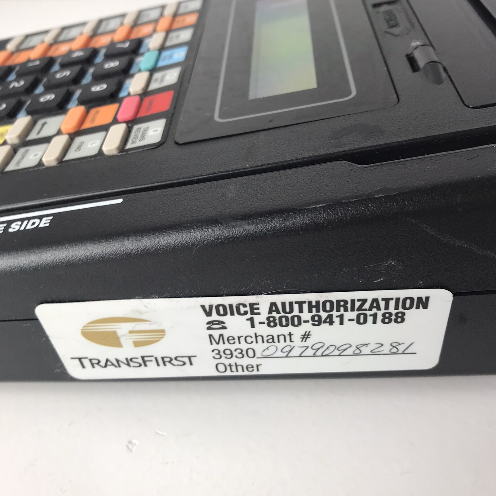Hypercom T7Plus Credit Card Terminal-No Power supply untested