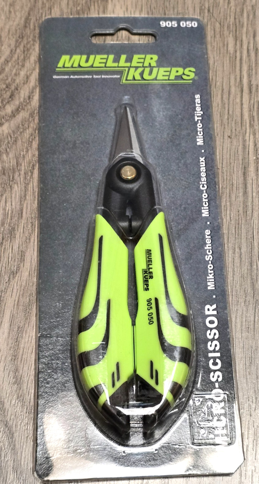 Mueller Kueps 905050 Micro Precision Scissors spring Loaded w/ Ergo Handles
