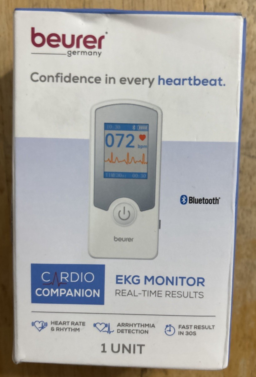 Beurer Cardio Companion EKG Monitor Real Time Results (ME75)... FREE S&H!