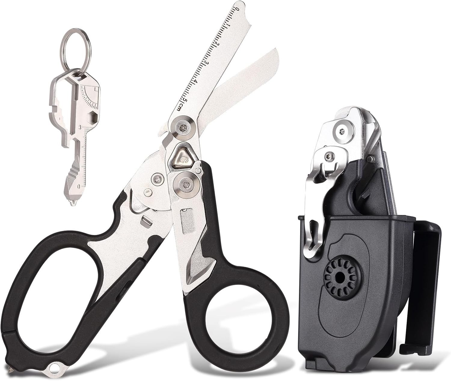 Tijeras para traumatismos 6 en 1, herramientas para acampar al aire libre