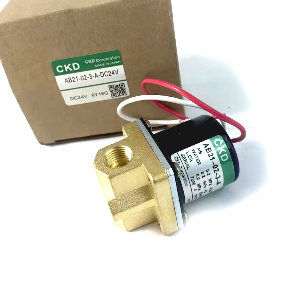 1pcs new CKD AB21-02-3-A-DC24V Solenoid Valve AB21-02-3-A DC24V Free delivery