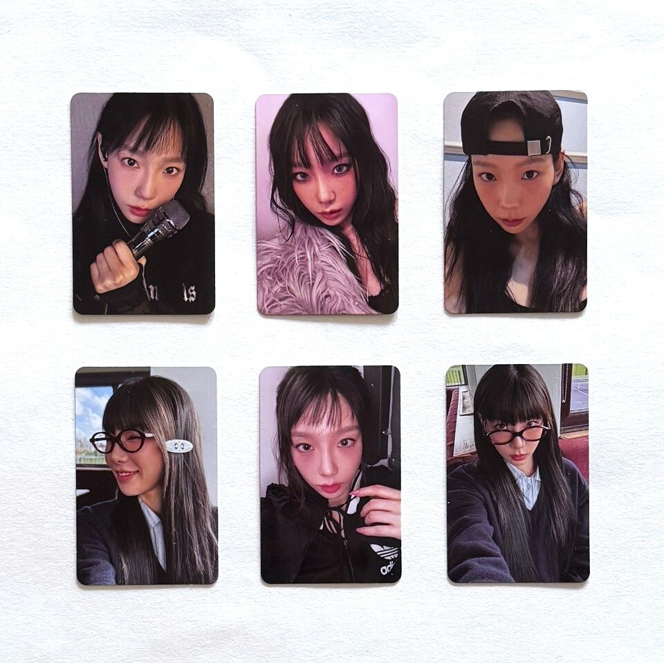 SNSD Girls' Generation Taeyeon 6th Album Letter To Myself Official Photocard
