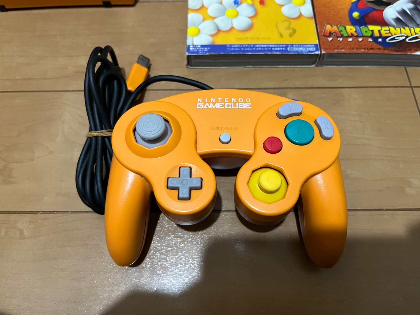 Nintendo GameCube Console & Controller Orange Color with BOX Japan 0320