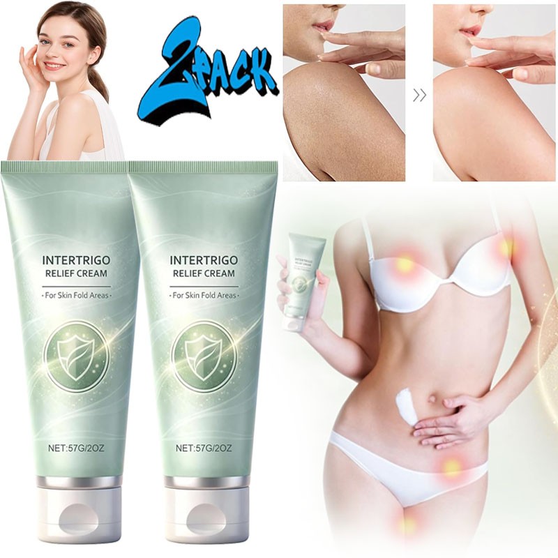 2 PACK Intertrigo Cream, Professional Intertrigo Relief Cream ~20% OFF