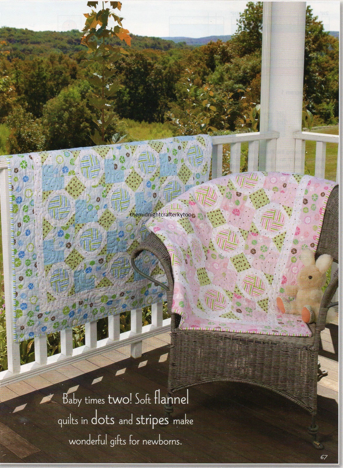 Round And Round Quilt Pattern Pieced/Applique SH