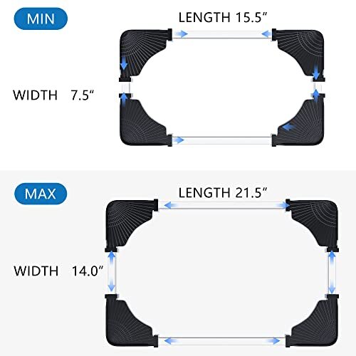 Computer Tower Stand - Adjustable PC Stand for Most Desktop Towers - Elevate