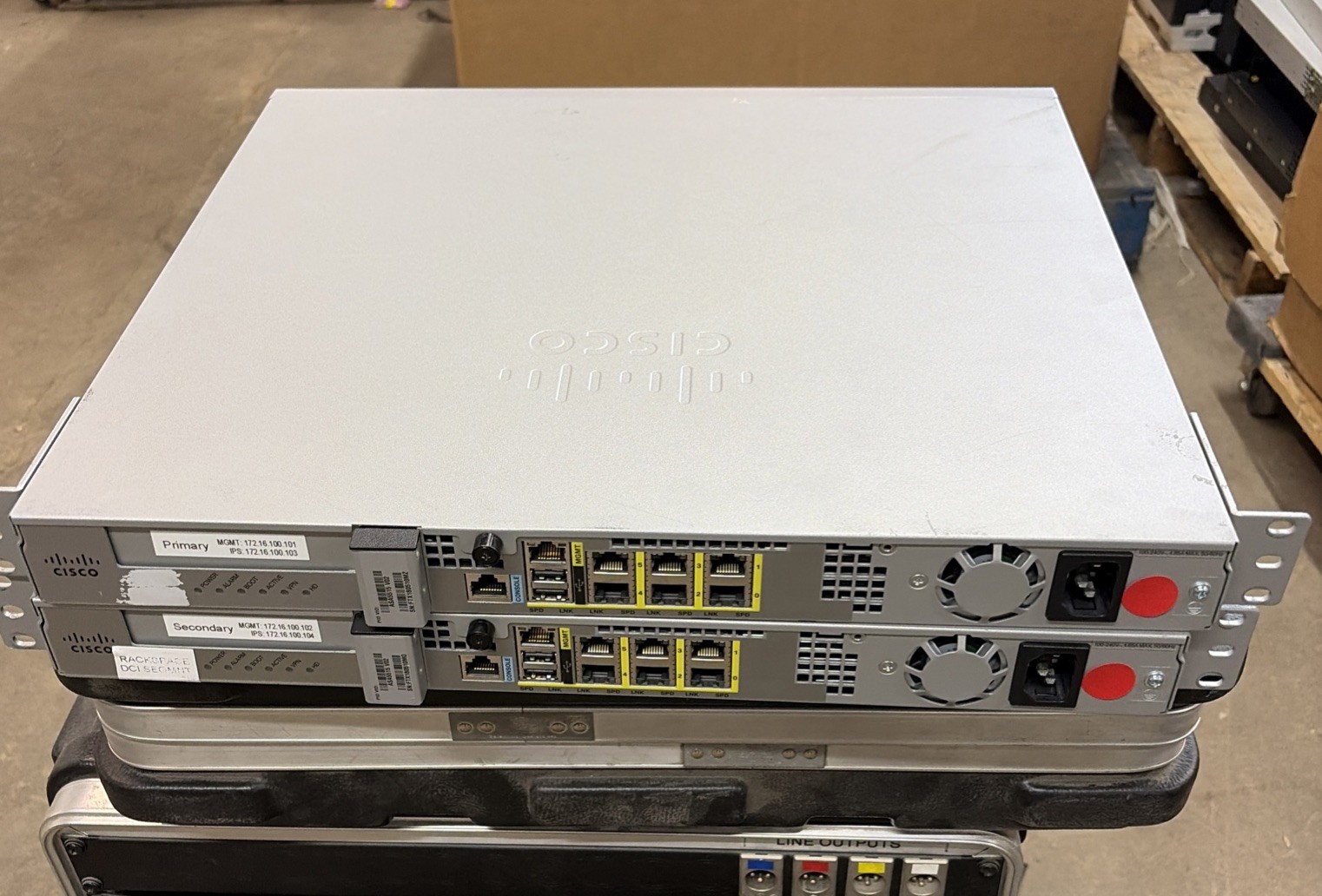 Cisco ASA-5515-X Adaptive Security Appliance Firewall Includes Mounts And Power