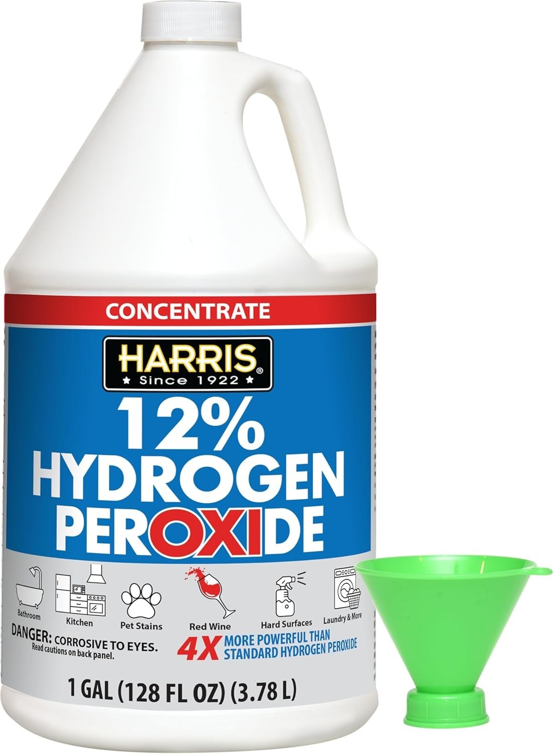 Multipurpose 128oz Hydrogen Peroxide – Unscented Cleaning Power for Any Surface