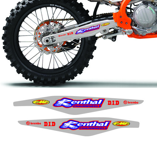 KTM SX SX-F SXF 125 250 350 450 SWINGARM DECAL GRAPHICS DID RENTHAL 2011-2022