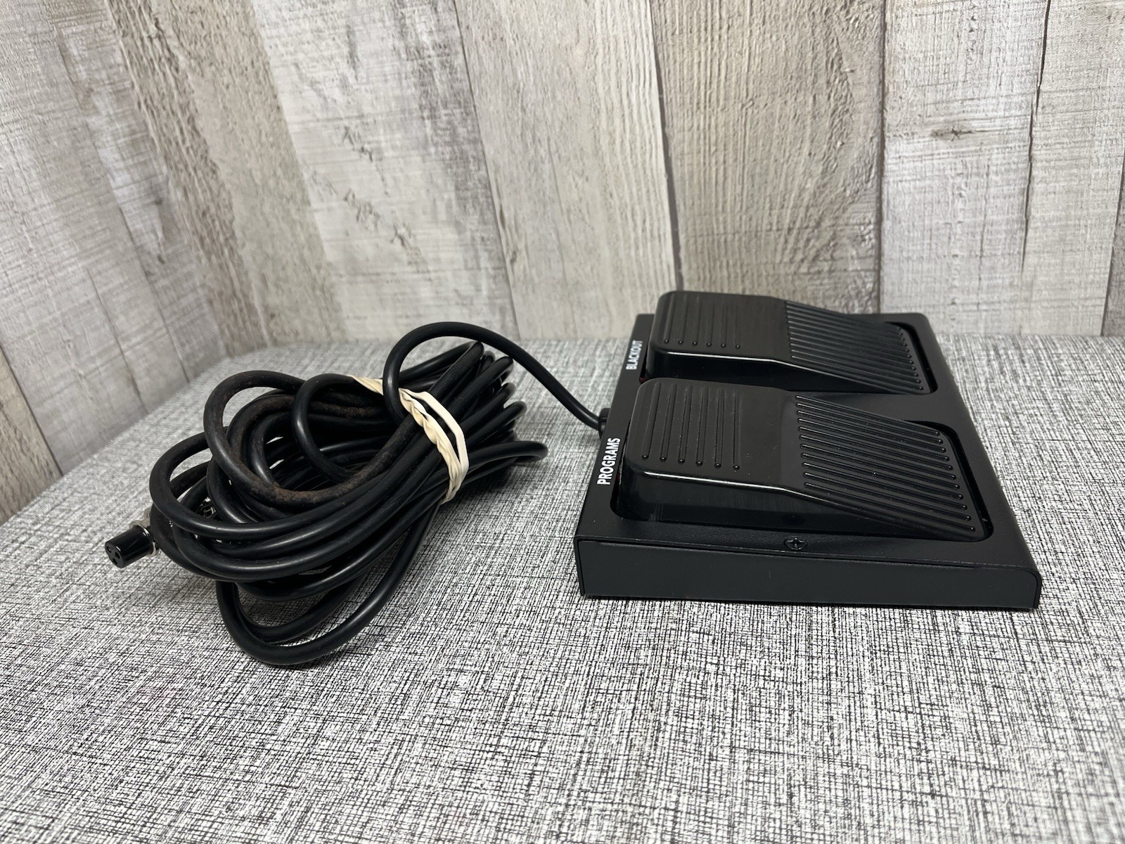 2 BAR FLEX T FOOT SWITCH DJ PEDAL PROGRAMS BLACKOUT