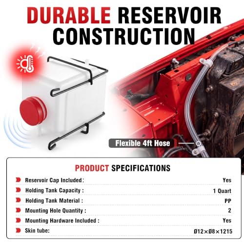 Universal Engine Coolant Overflow Tank Recovery Kit Compatible with 54002 |