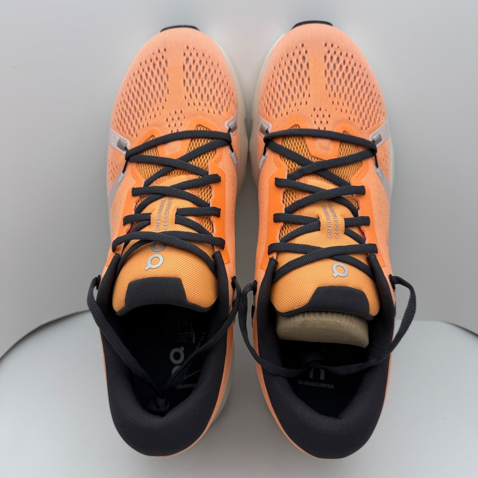 On Cloudsurfer 2 Tangerine Ivory Running Shoes Men's Size 12.5 US Athletic