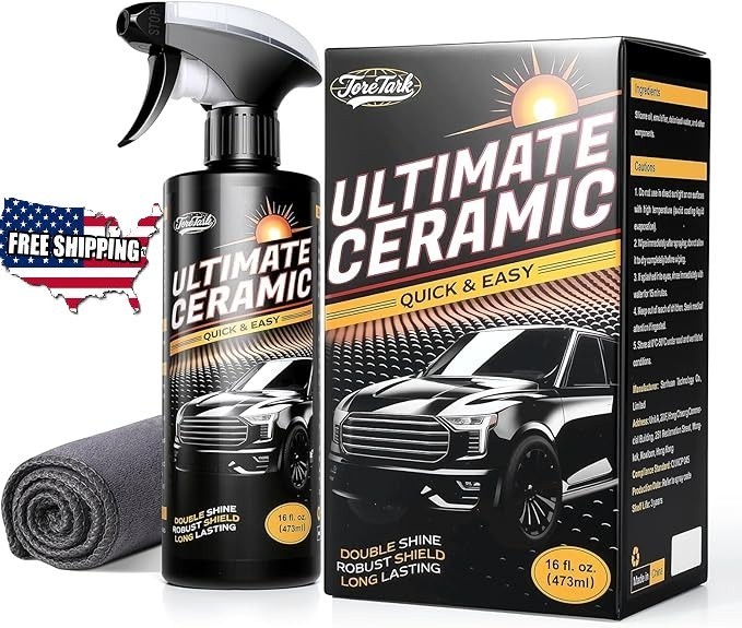 Carceracot Ceramic Coating for Cars (16 oz.), Unmatched Shine Nano Car Wax US