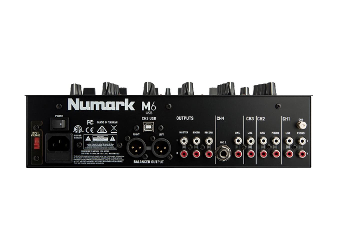 Numark M6 USB Black Performance Scratch DJ MIXER - NEW - PERFECT CIRCUIT