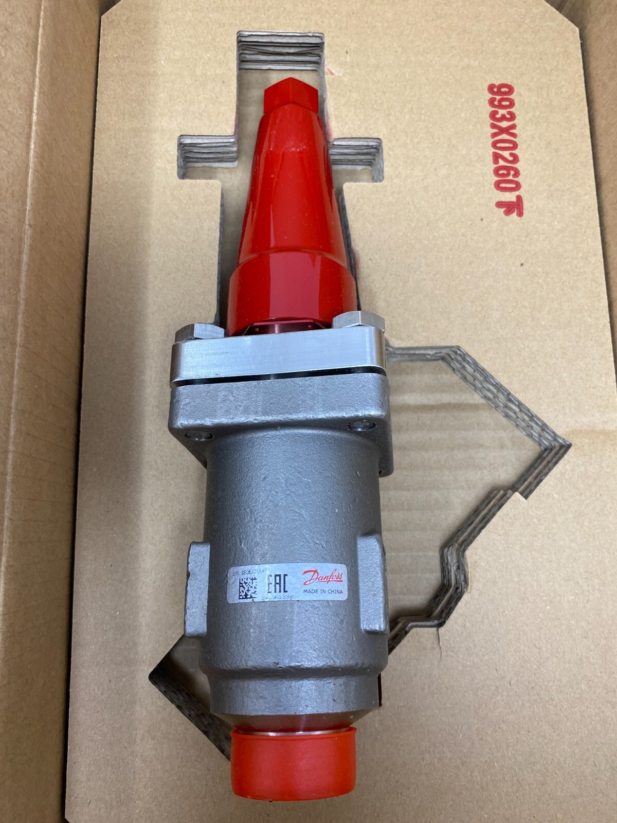 Danfoss 148B6477 Refrigeration Shutoff Valve SVA-S SS 25 A40 1" Butt Weld 52-Bar