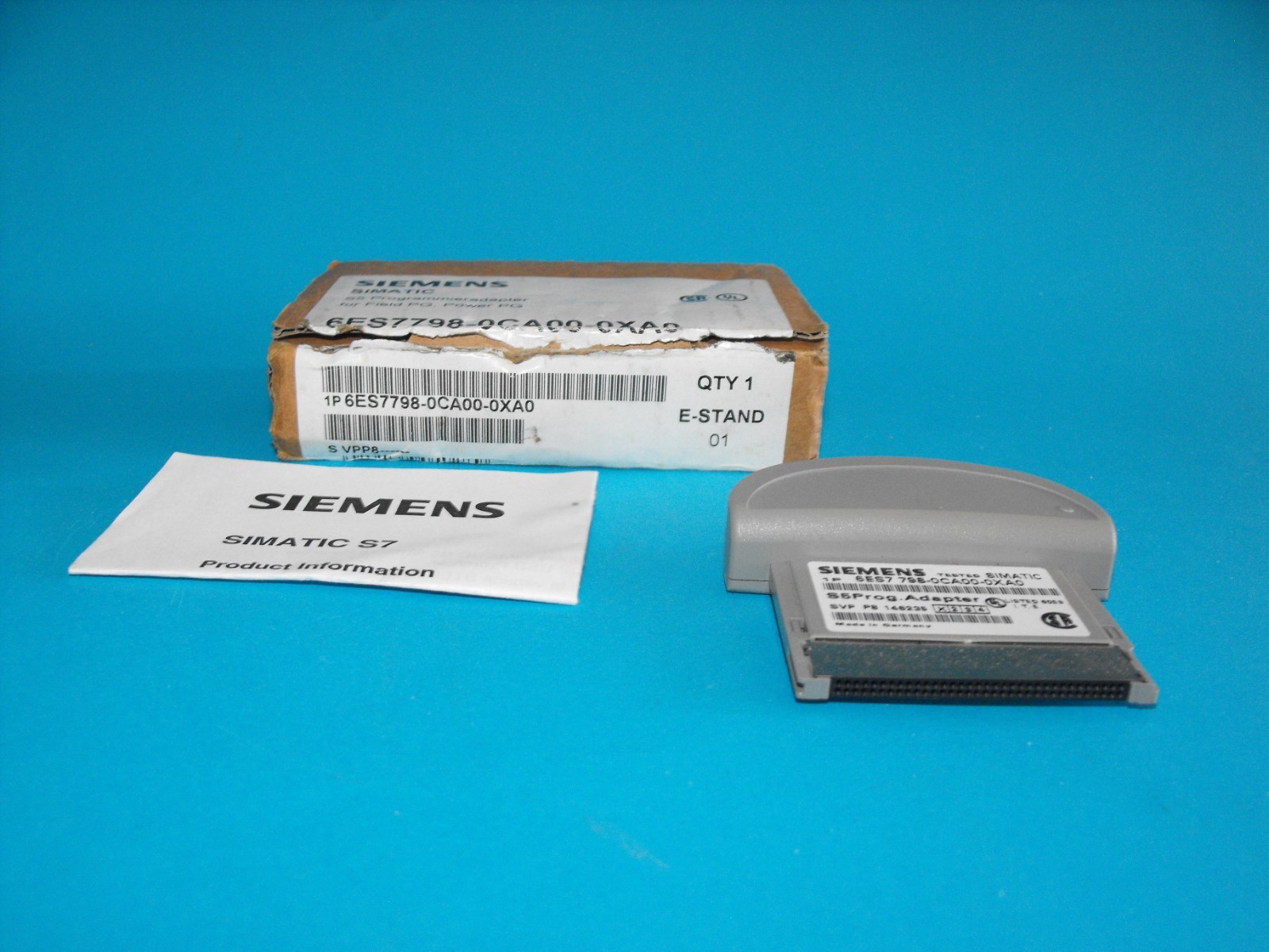 Siemens 6ES7798-0CA00-0XA0.Simatic S5 Programming Adapter.NEW