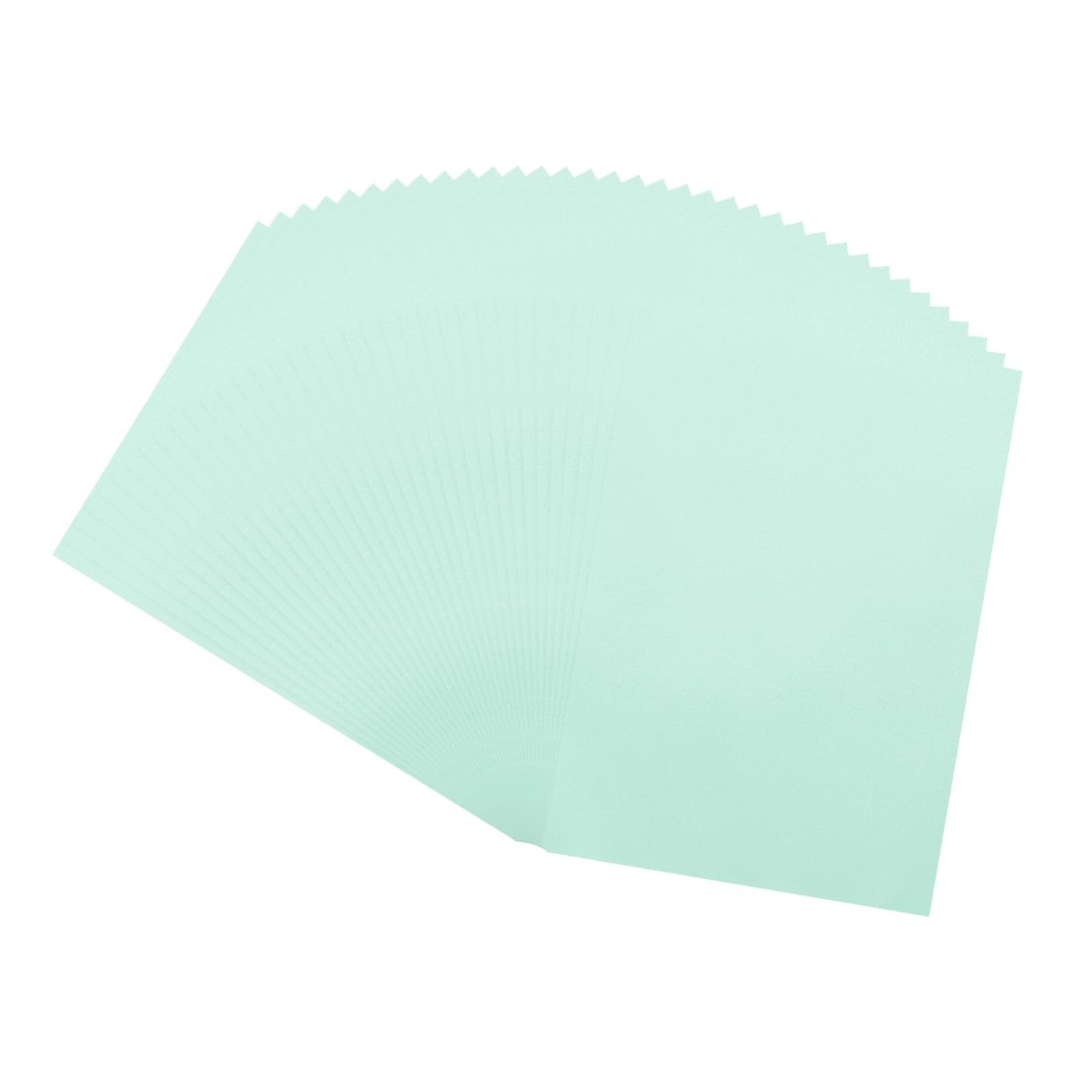 100 PCS Colored Vellum Paper 5.9x8.3 Inch 100gsm Translucent Light Blue Print