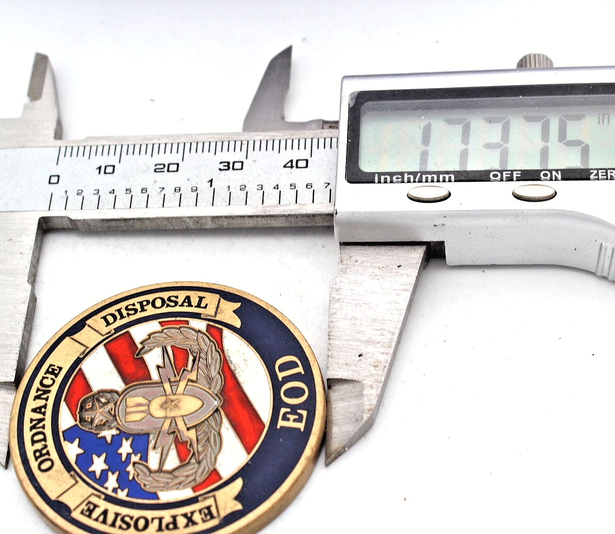 EOD Explosive Ordnance Disposal WMD Tech Challenge Coin 1.75"